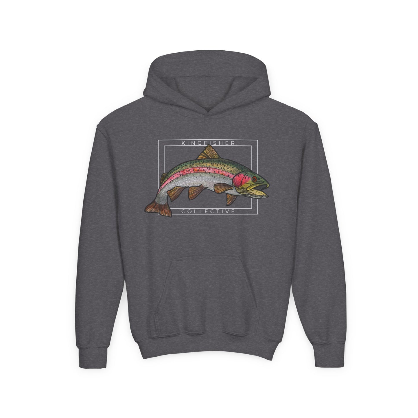 Youth Heavy Blend Rainbow Hoodie