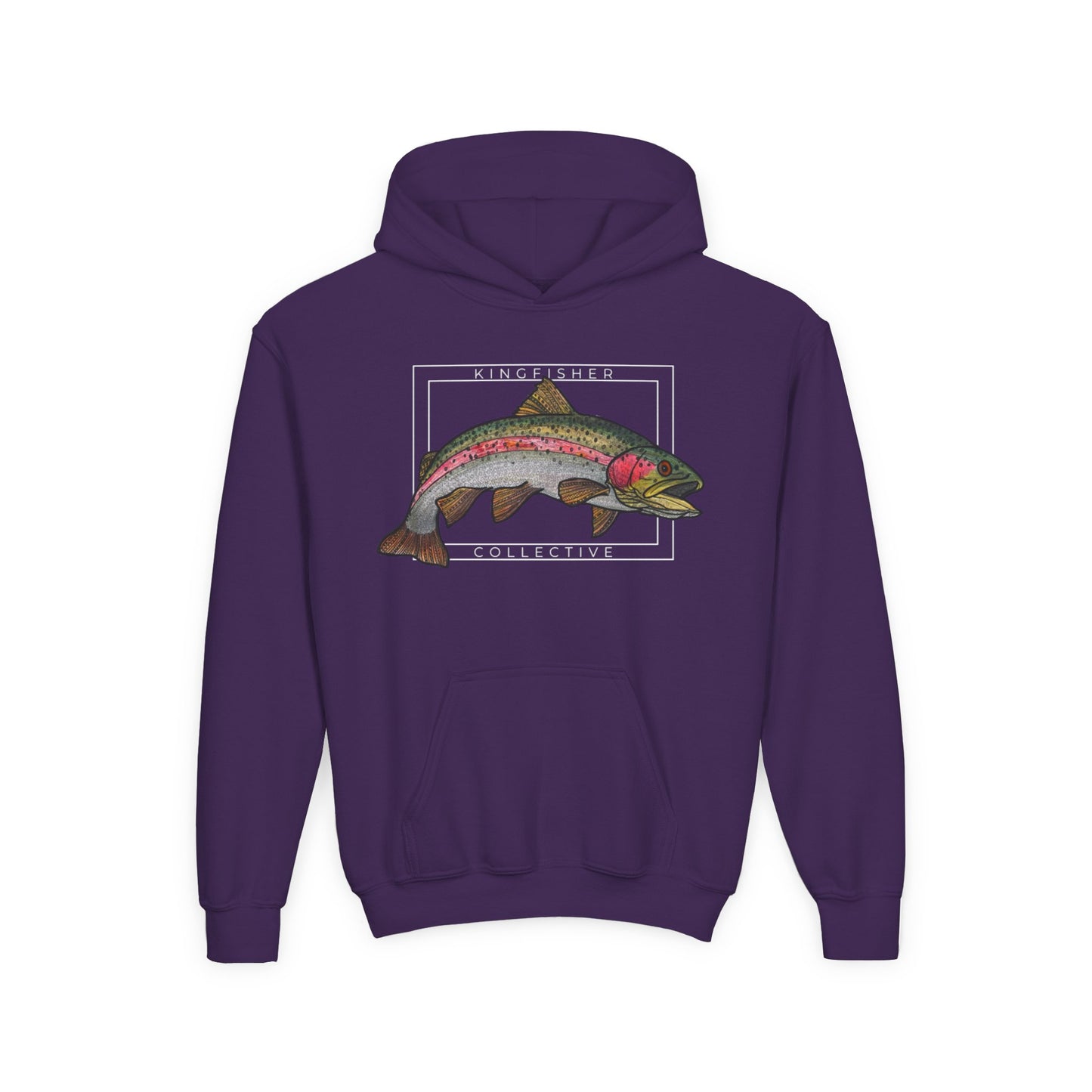 Youth Heavy Blend Rainbow Hoodie