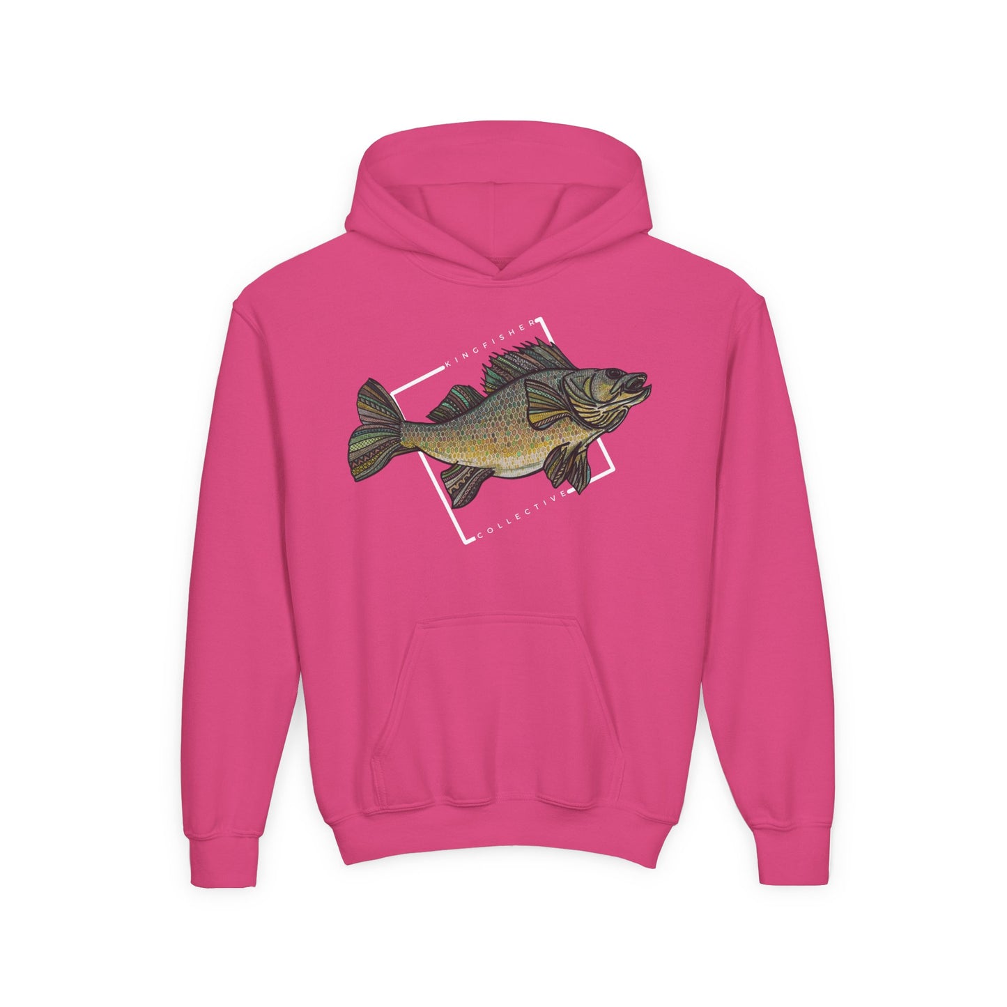Youth Heavy Blend Walleye Hoodie