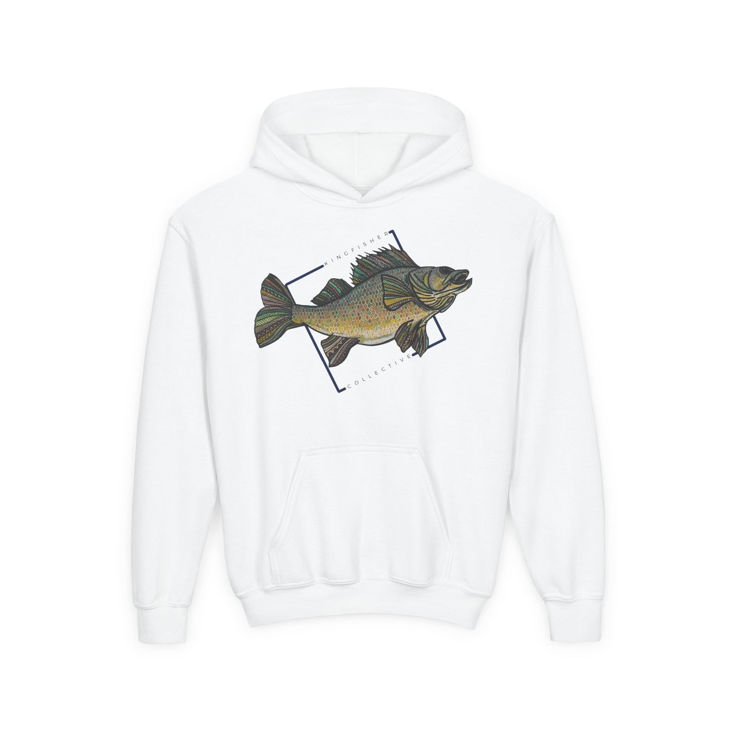 Youth Heavy Blend Walleye Hoodie