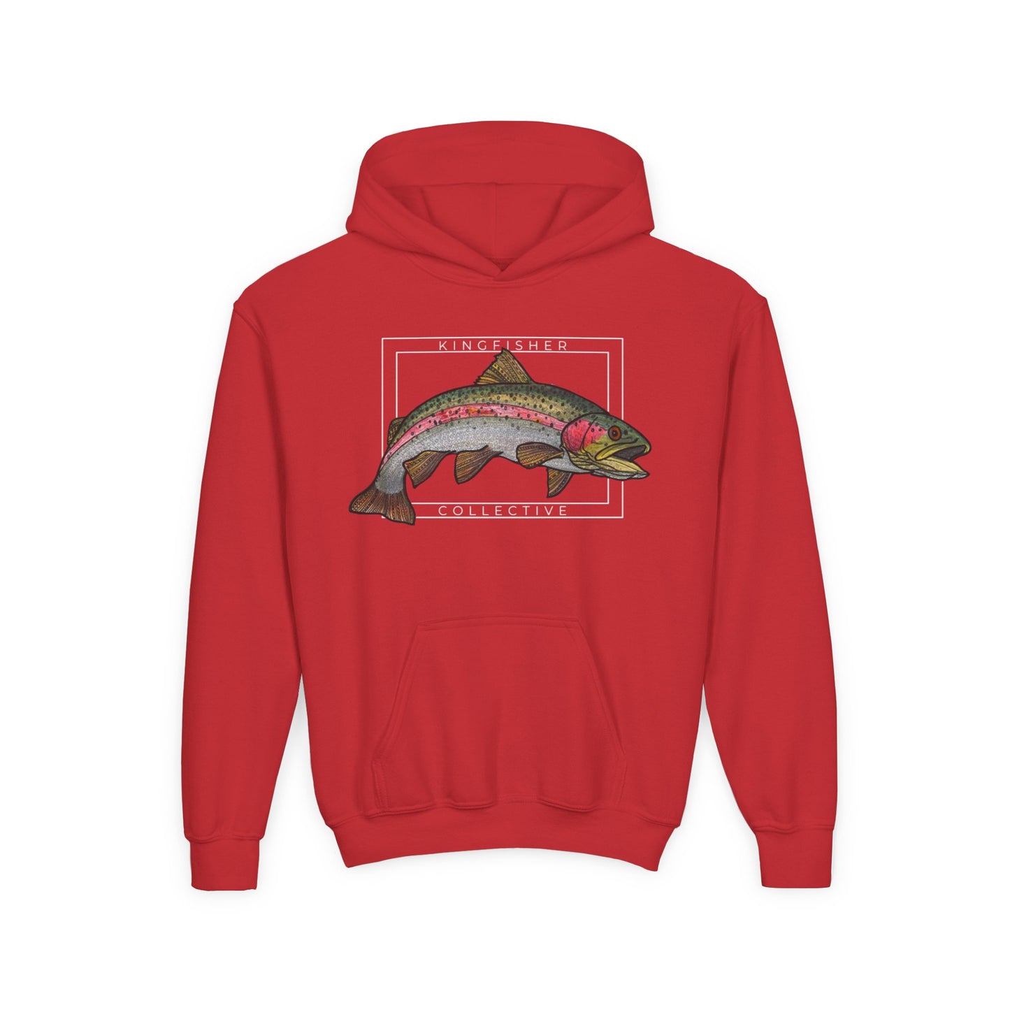 Youth Heavy Blend Rainbow Hoodie