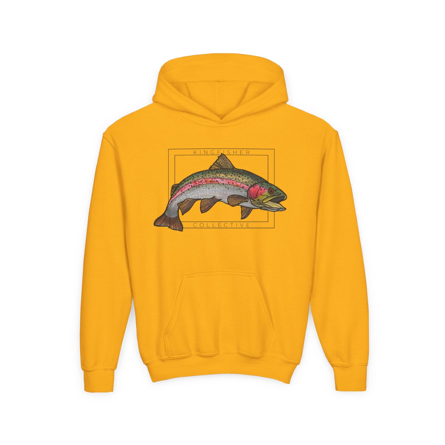 Youth Heavy Blend Rainbow Hoodie