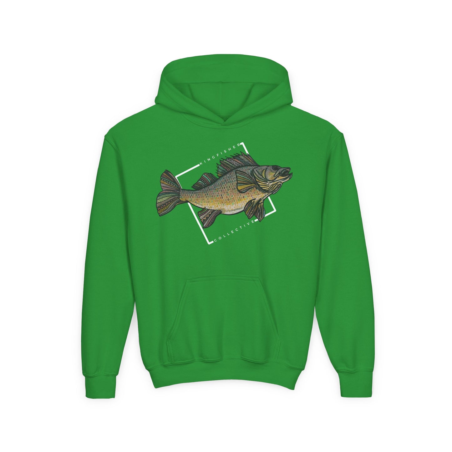 Youth Heavy Blend Walleye Hoodie