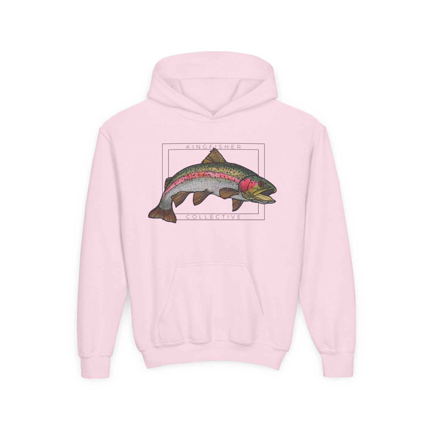 Youth Heavy Blend Rainbow Hoodie