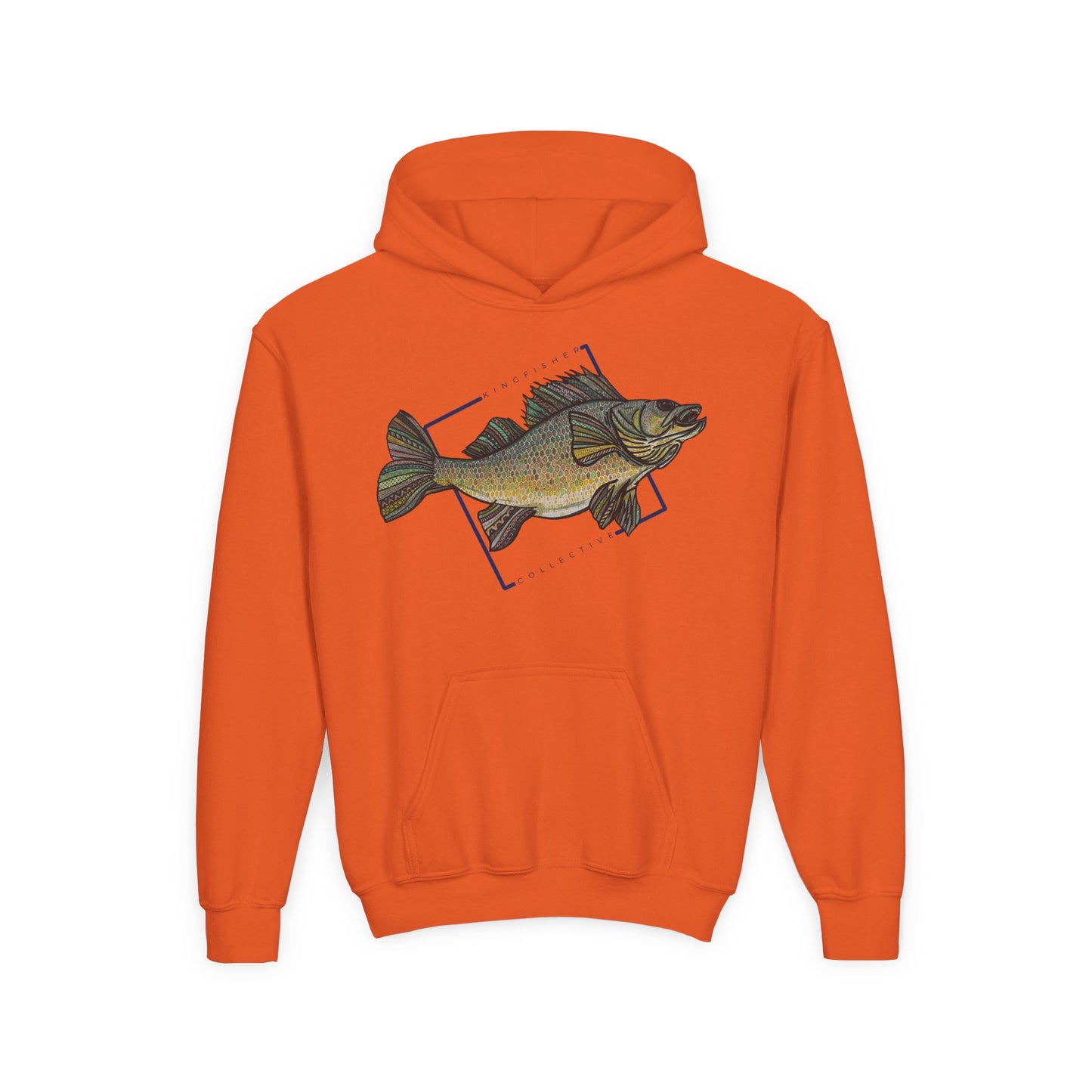 Youth Heavy Blend Walleye Hoodie