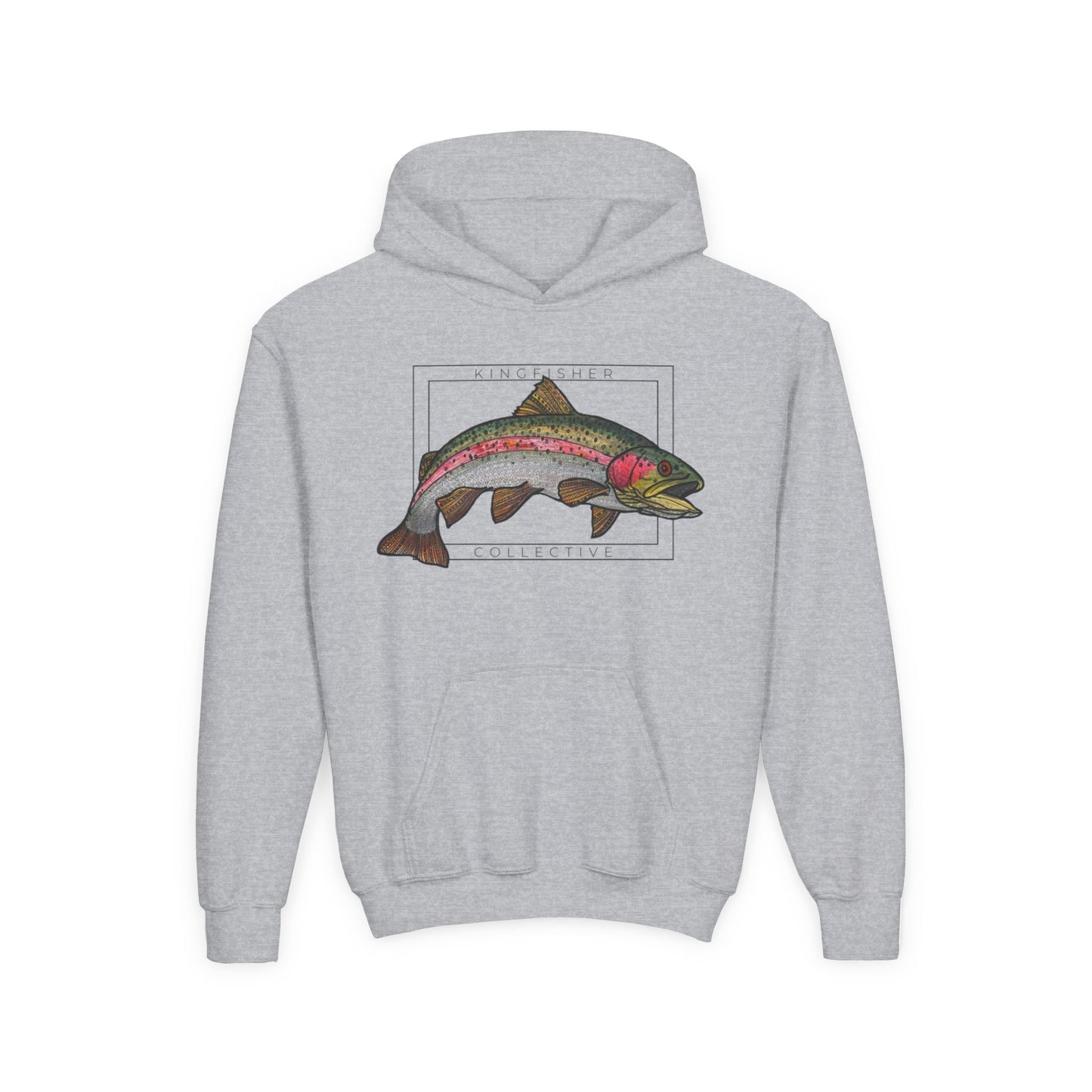 Youth Heavy Blend Rainbow Hoodie