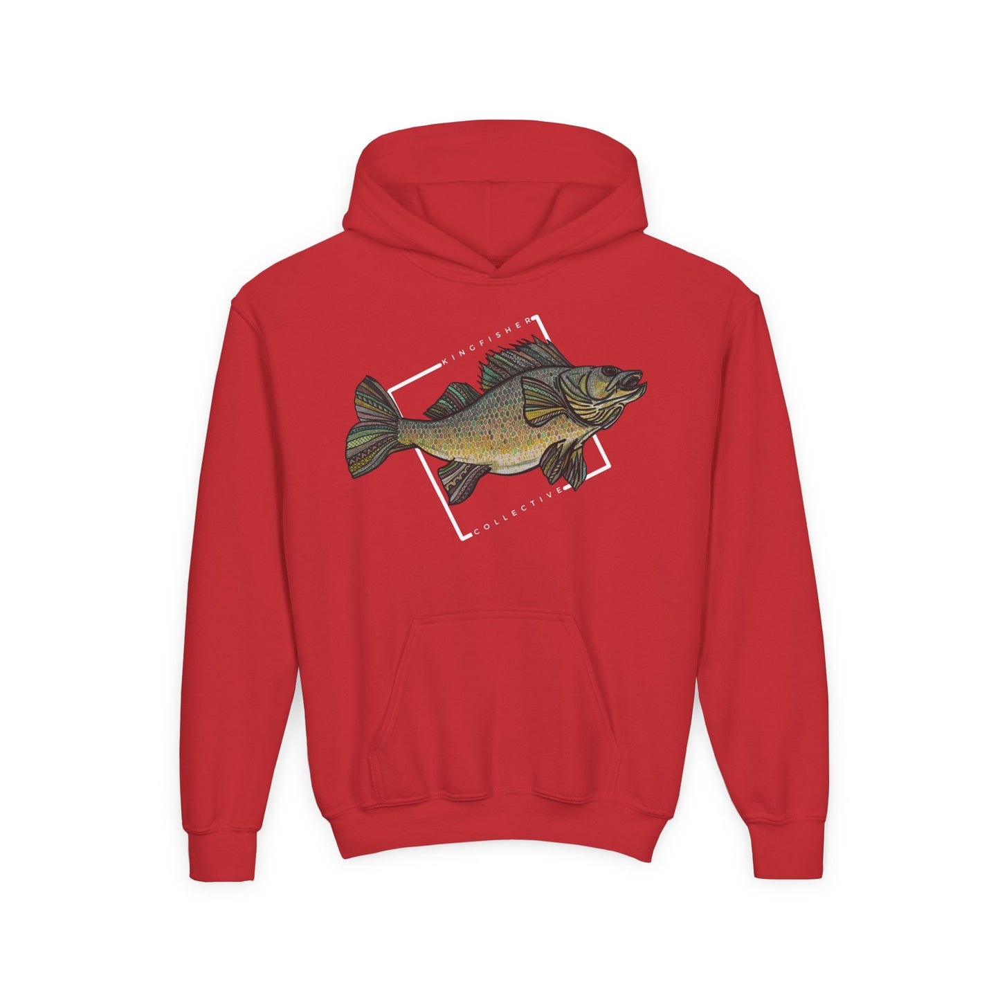 Youth Heavy Blend Walleye Hoodie
