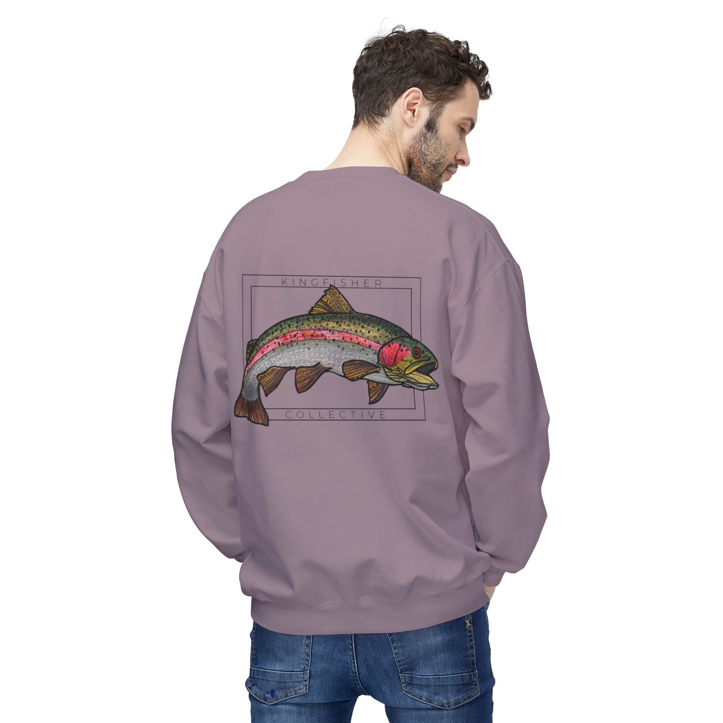 Rainbow Fleece Crewneck Sweatshirt
