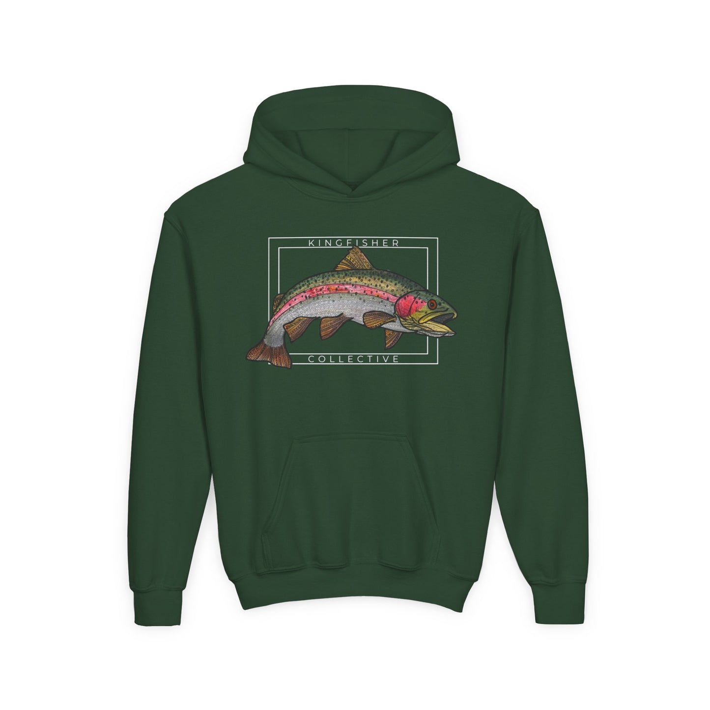 Youth Heavy Blend Rainbow Hoodie