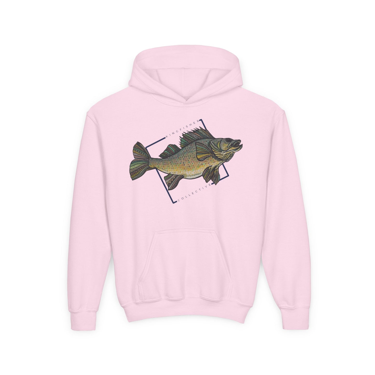 Youth Heavy Blend Walleye Hoodie