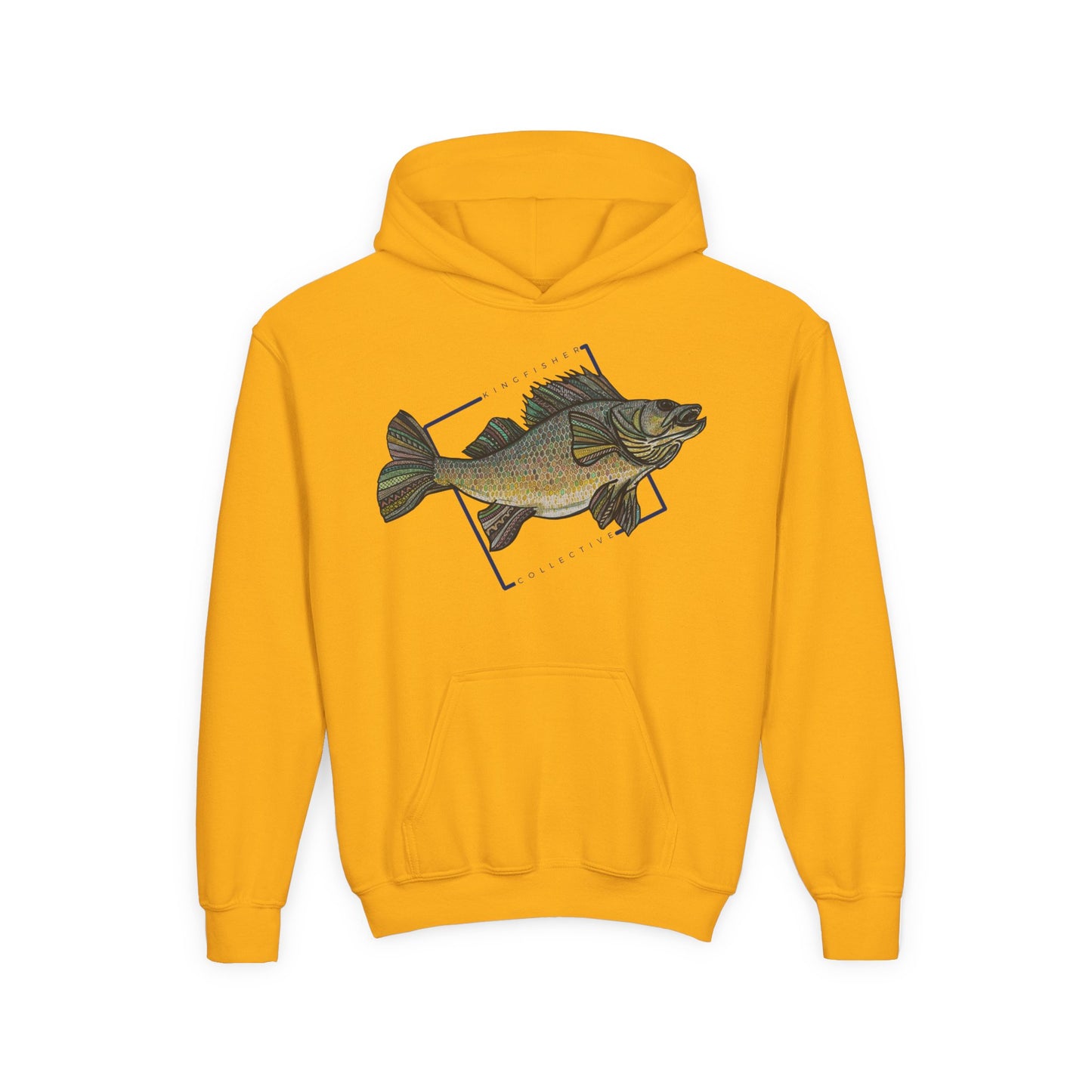 Youth Heavy Blend Walleye Hoodie
