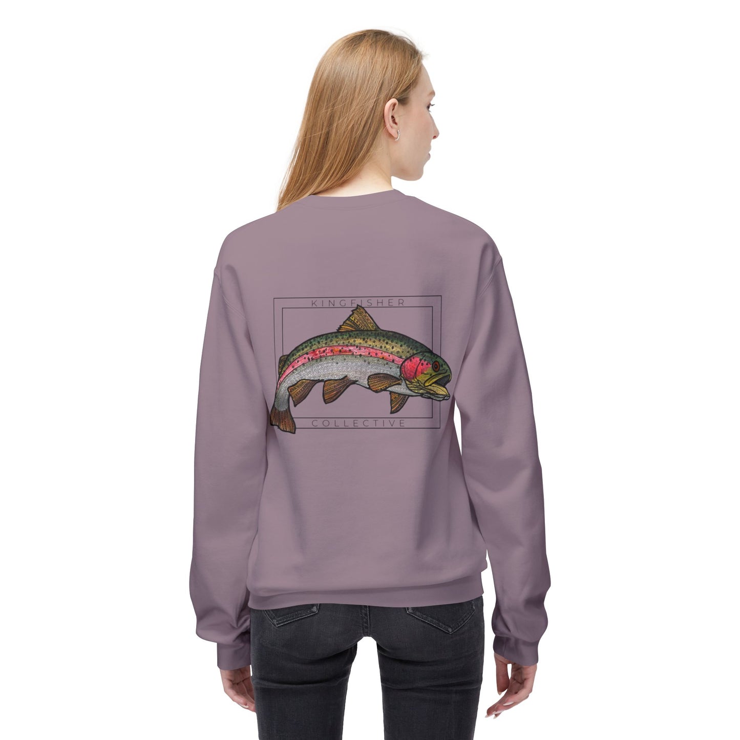 Rainbow Fleece Crewneck Sweatshirt