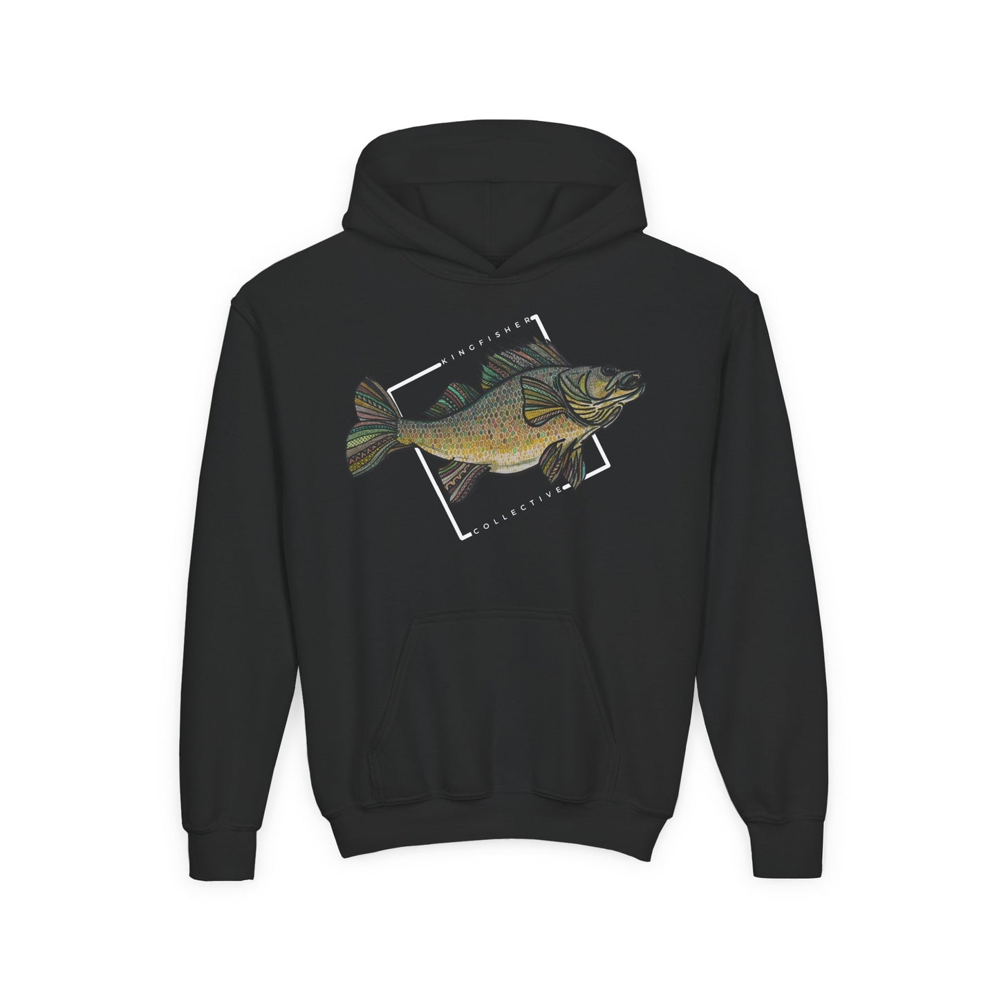 Youth Heavy Blend Walleye Hoodie