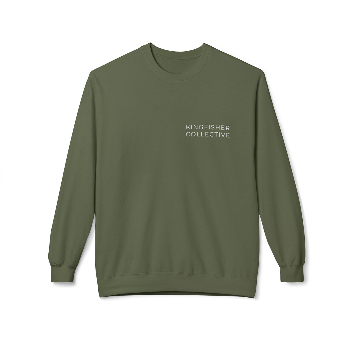 Kingfisher Collective Crewneck Sweatshirt — Vintage Pike Fish Graphic