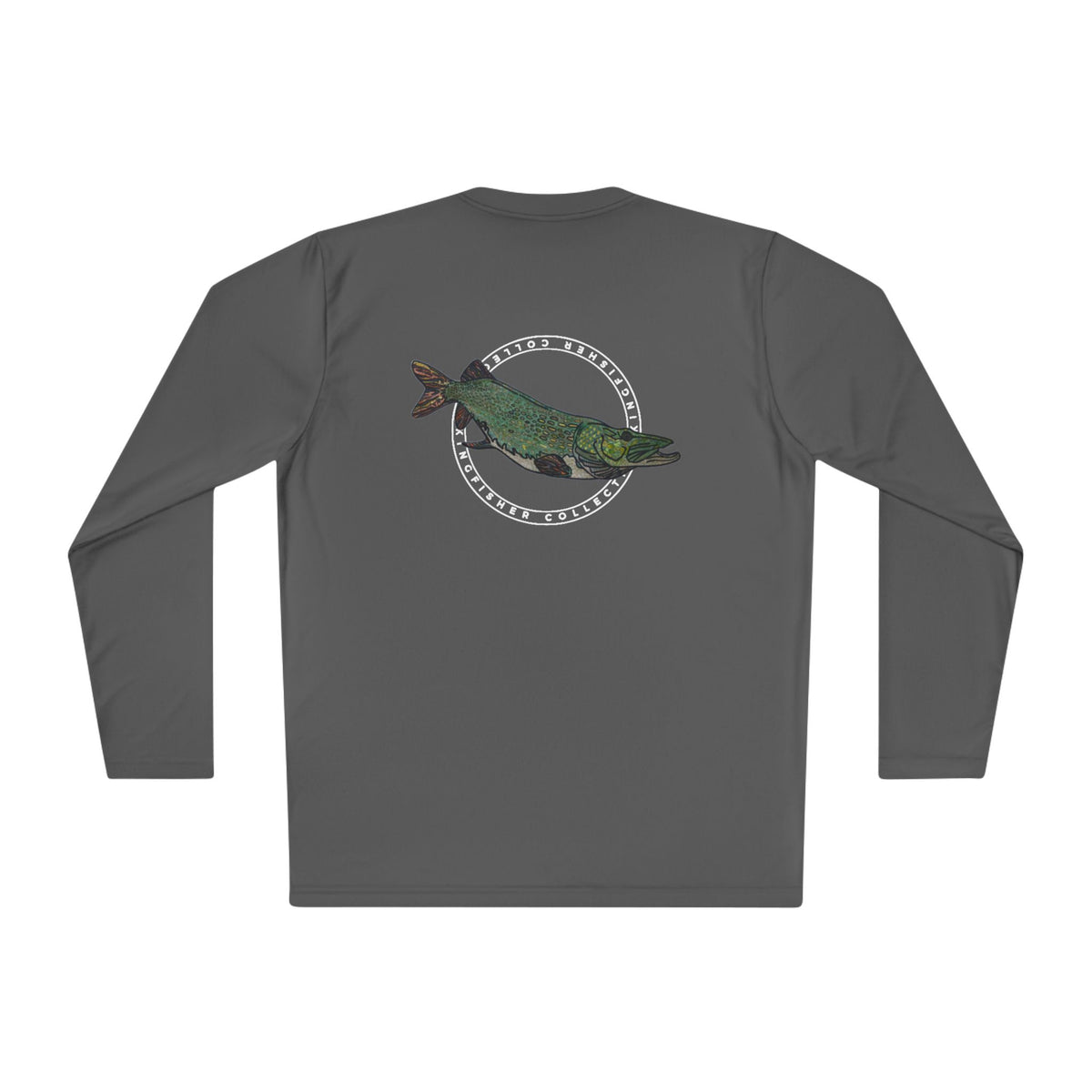 Pike Graphic Long Sleeve Tee — Kingfisher Collective Vintage Fishing Shirt