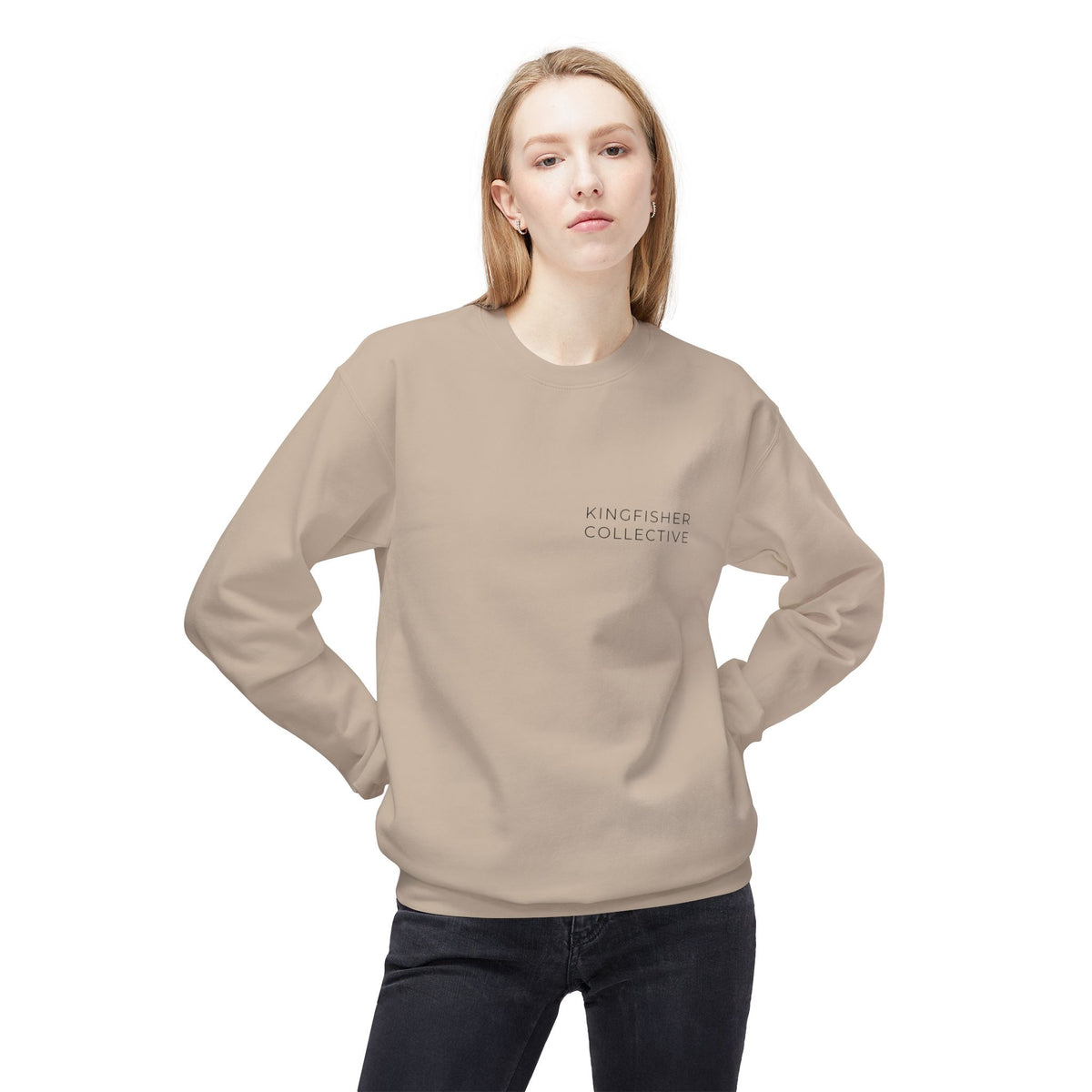 Kingfisher Collective Crewneck Sweatshirt — Vintage Pike Fish Graphic