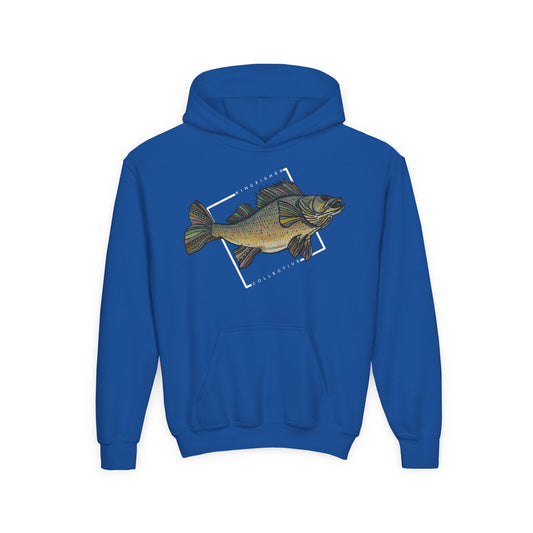 Youth Heavy Blend Walleye Hoodie