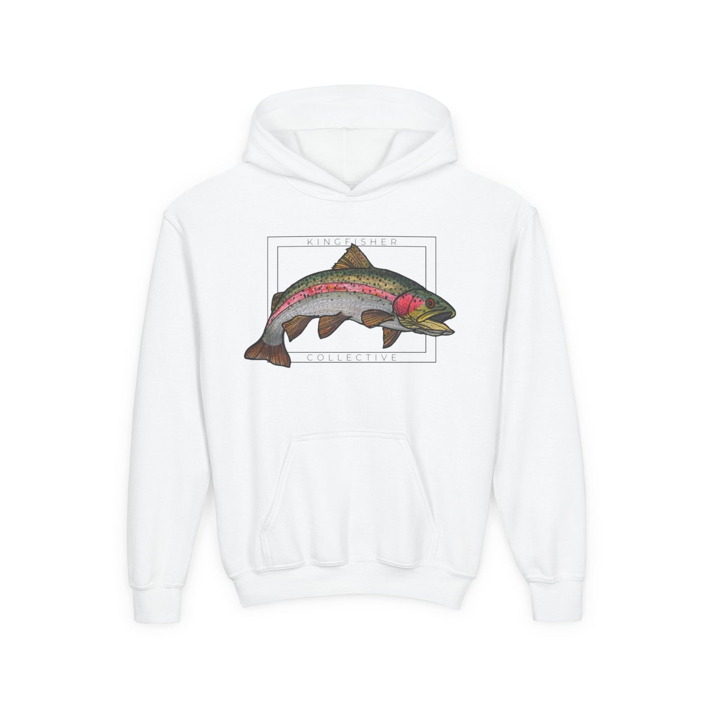 Youth Heavy Blend Rainbow Hoodie