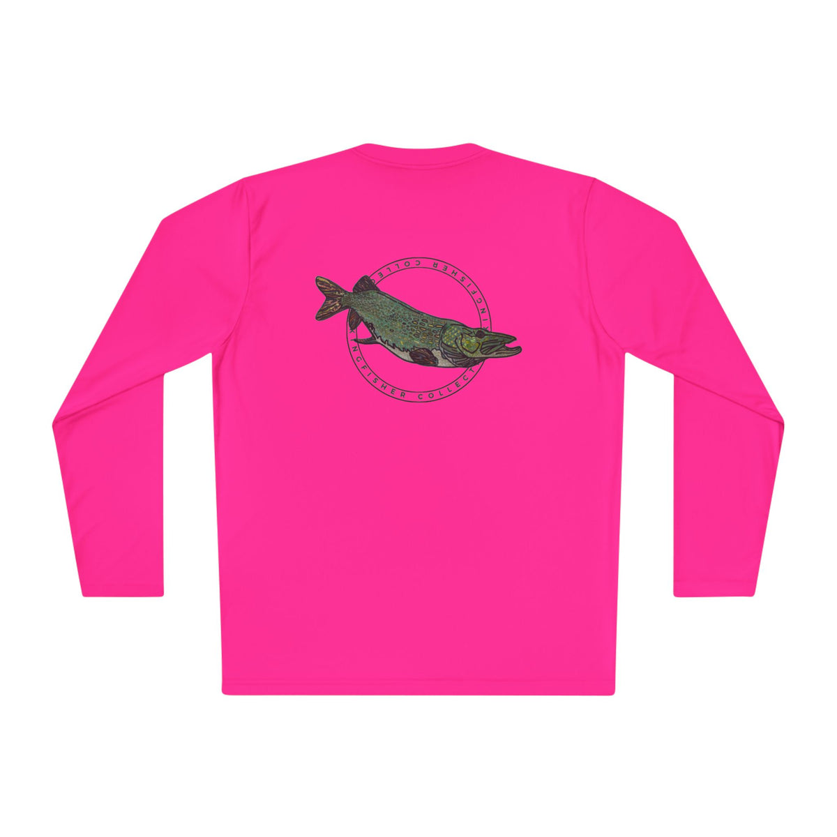 Pike Graphic Long Sleeve Tee — Kingfisher Collective Vintage Fishing Shirt