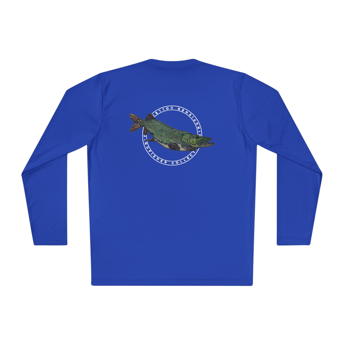 Pike Graphic Long Sleeve Tee — Kingfisher Collective Vintage Fishing Shirt