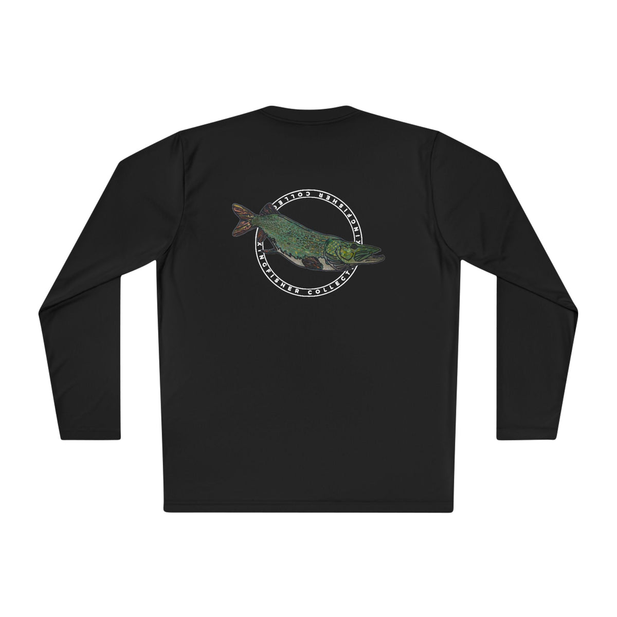 Pike Graphic Long Sleeve Tee — Kingfisher Collective Vintage Fishing Shirt