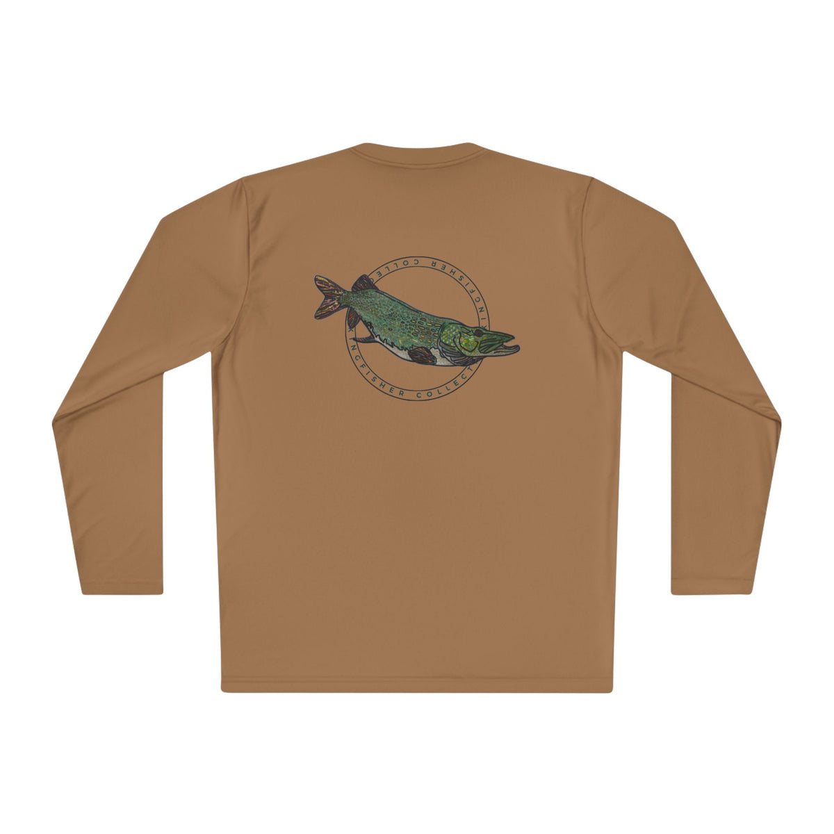 Pike Graphic Long Sleeve Tee — Kingfisher Collective Vintage Fishing Shirt