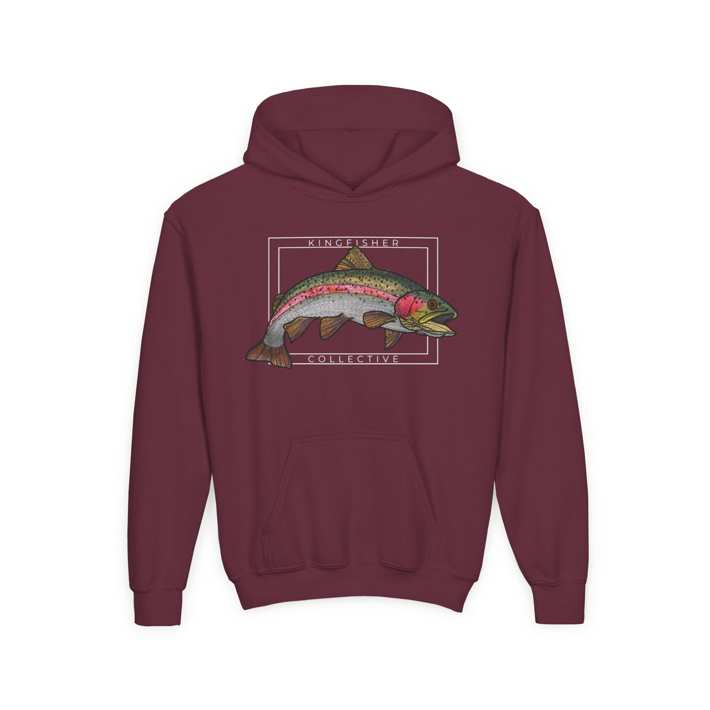 Youth Heavy Blend Rainbow Hoodie